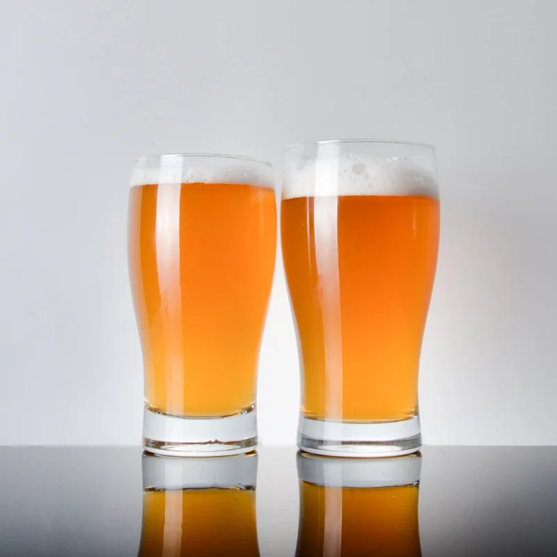 Wholesale Support Custom Logo Beer Pint Glass Dishwasher Safe Bar Home Clear Craft Beer Pilsner Pint Glasses for Juice Water