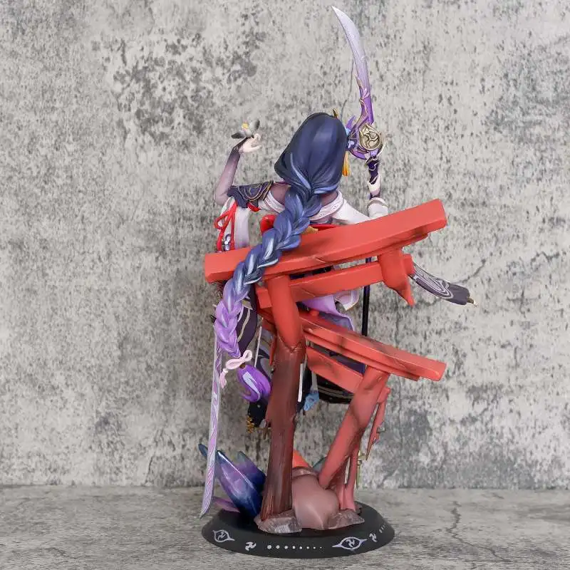 35CM Game Genshin Impacts Figure Raiden Shogun Figures Sexy Girl Beelzebul Collection Figurine Model PVC Anime Statue For Kid