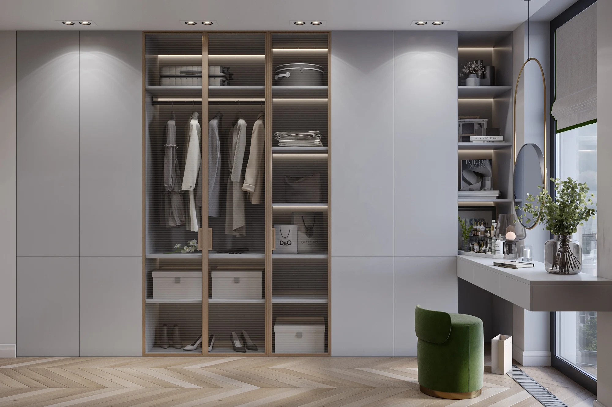 Custom Modern Bedroom Furniture Storage Clothes L-Shape Dressing Design Room Plywood Material Sliding Door Wardrobes For Men