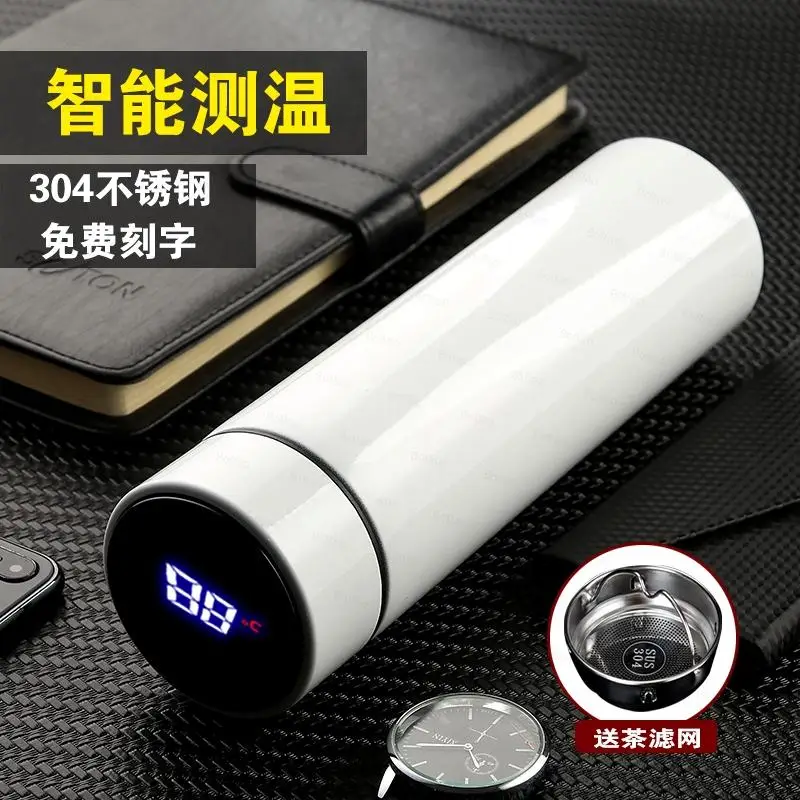 High-end intelligent cup temperature water 316 measurement digital display business stainless s