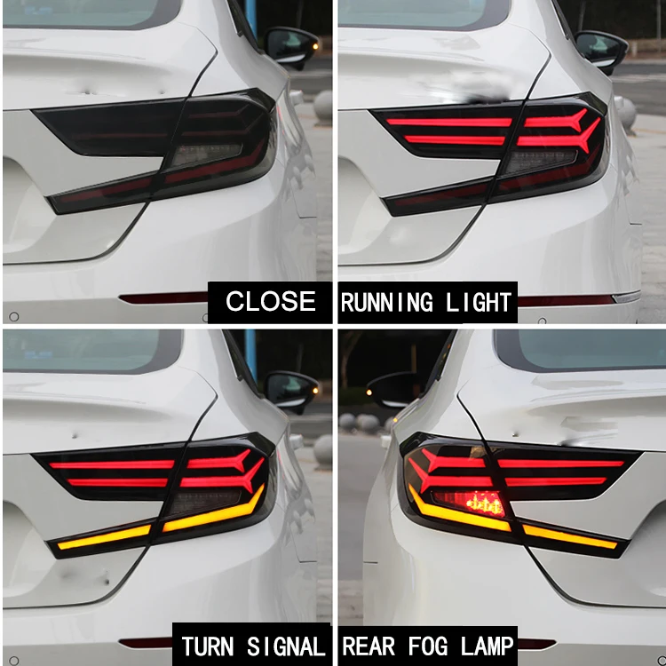 Car Parts Tuning Led Tail Lamp Modified Led Tail Lights For Honda Accord 2018