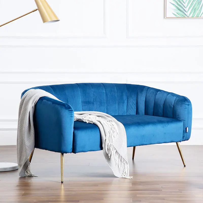 Бархатная Женская танцевальная обувь 2-местный диван-кровать производитель сидения двойной диван шезлонг двухместный диван мебель для гостиной