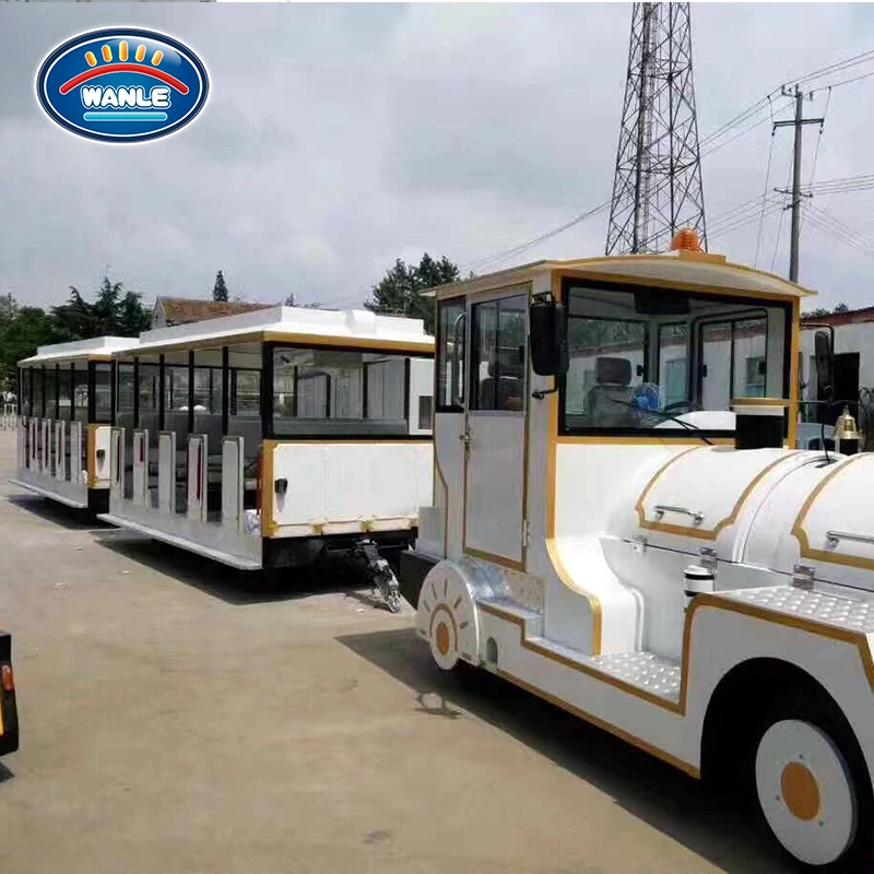 Многофункциональный безрельсовый паровоз с премиальной обивкой и аудиогид для экскурсий VIP впечатлений