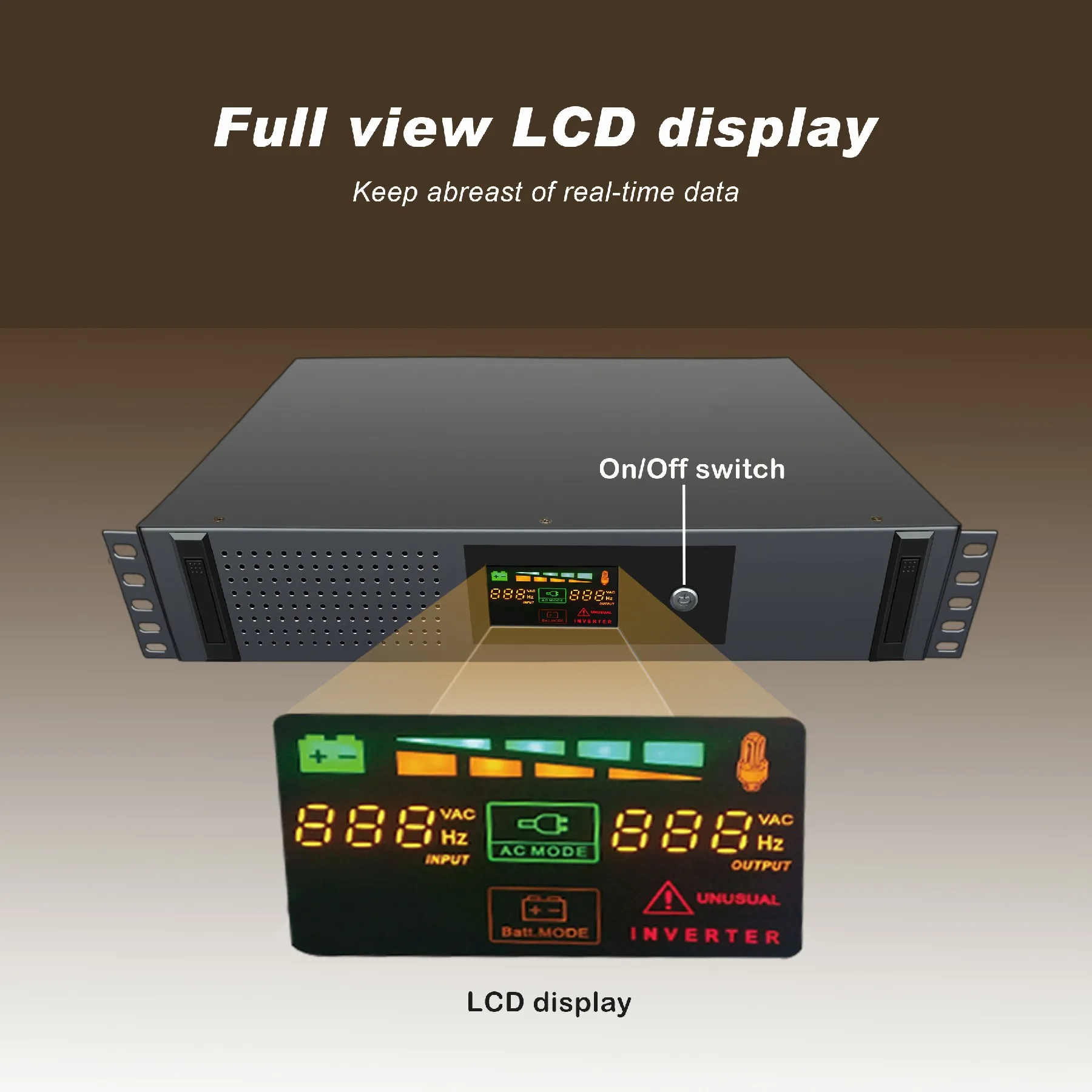 Hot selling uninterreptible power supply (ups) rack ups pc 480 watts