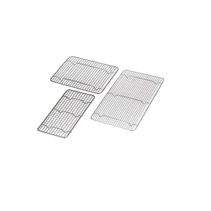 Rectangular Chrome Plated Metal Wire Pan Grate Grid Cooling Rack pan grate