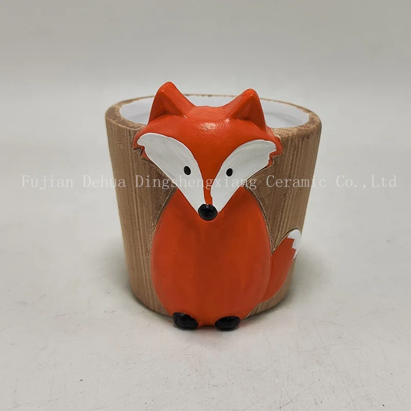 OEM Custom ceramic cute animal planters succulent pots frog shape flower pot