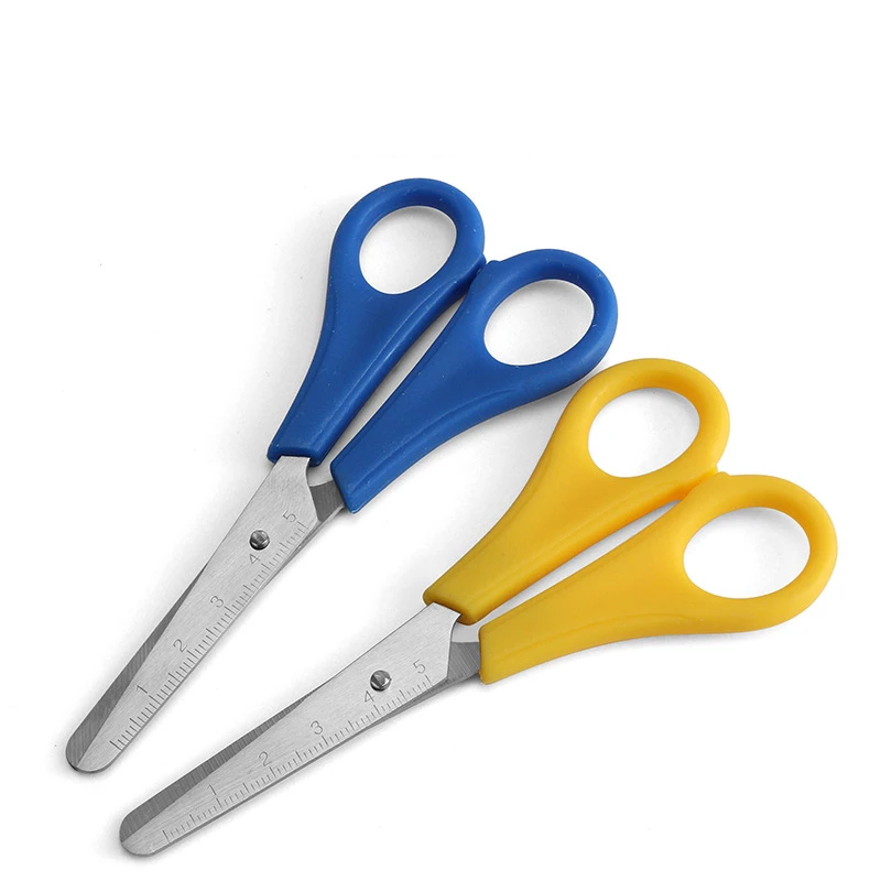 5 Inch Children Safety Scissors Student Scissors Kid Scissors Round Tip For Cutting Paper