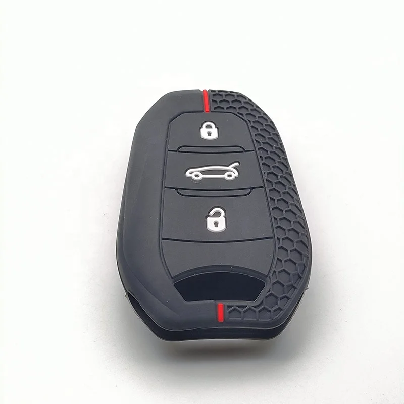 Силиконовый чехол для автомобильных ключей Citroen C2 C3 C5 X7 C4 Picasso Berlingo Peugeot 208 308 408 508 3008 4008 5008 смарт-ключ