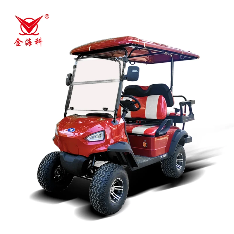 Electric Hunting Buggy for Sale Electric Golf Carts with Folded Seat 2+2 Seat Golf Buggy Golf Cart