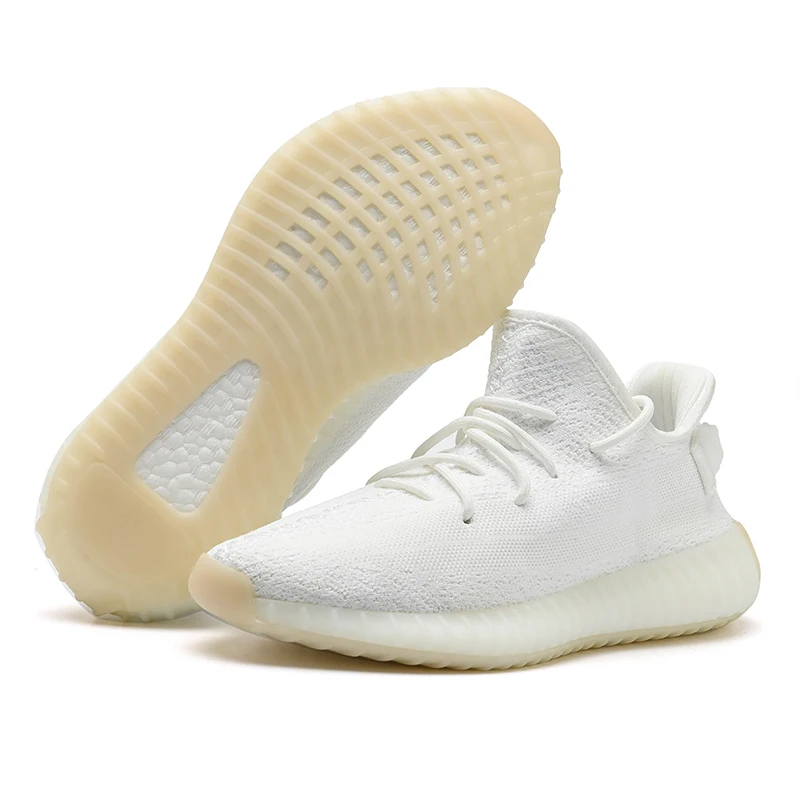 
 Новый стиль Высокое качество Горячая Распродажа 2021 yeezy 350 белые кроссовки Мужская Спортивная повседневная обувь  