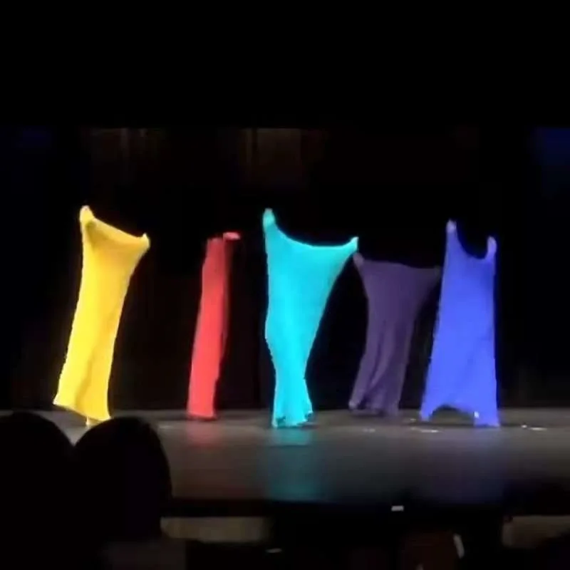 Colorful clothes with high elasticity for perform and party and daily wear