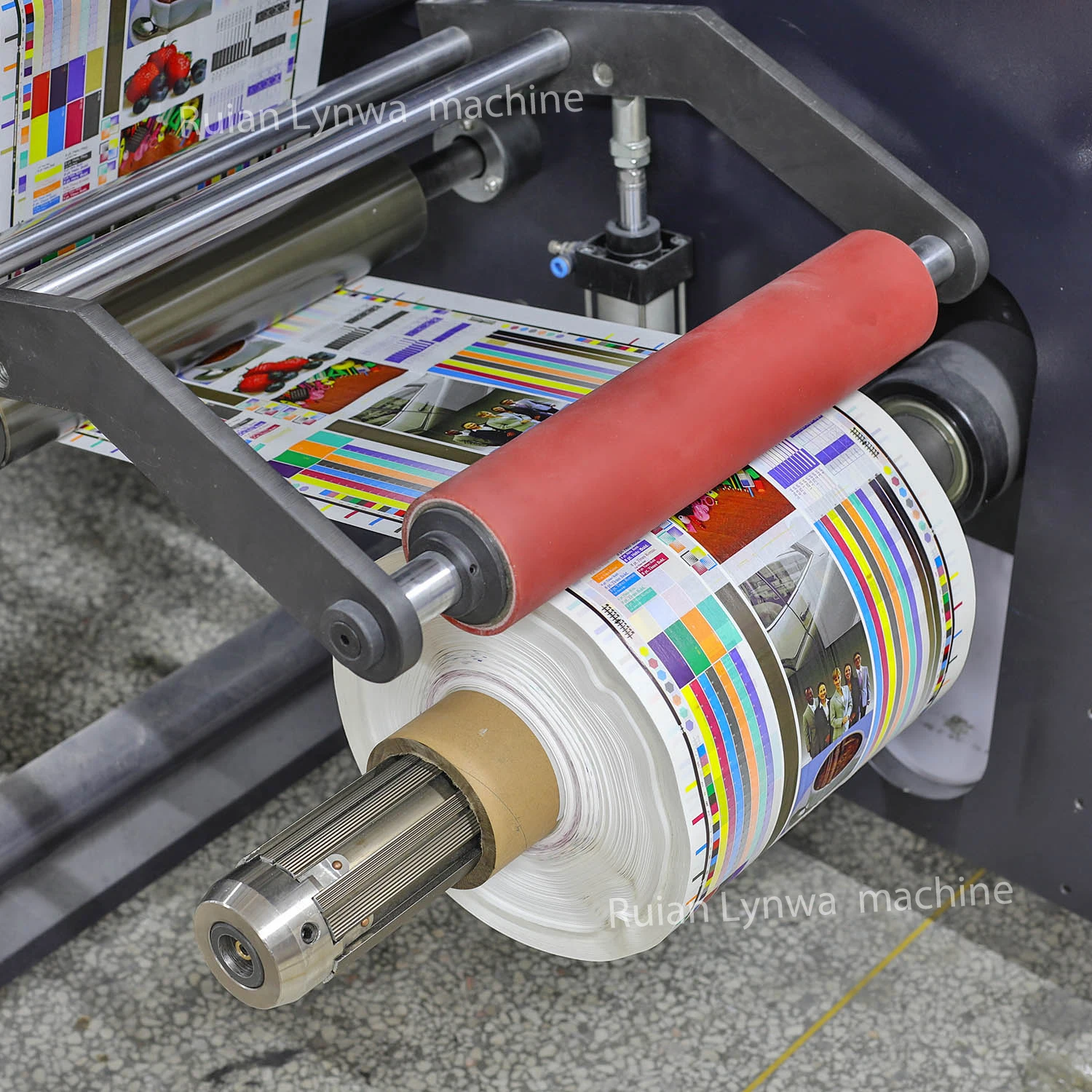 HJRYIN-450 8 Color IR Dryer Paper Film Foil  Flexo Graphic Printer Web Guide Station Flexographic Printing Machine