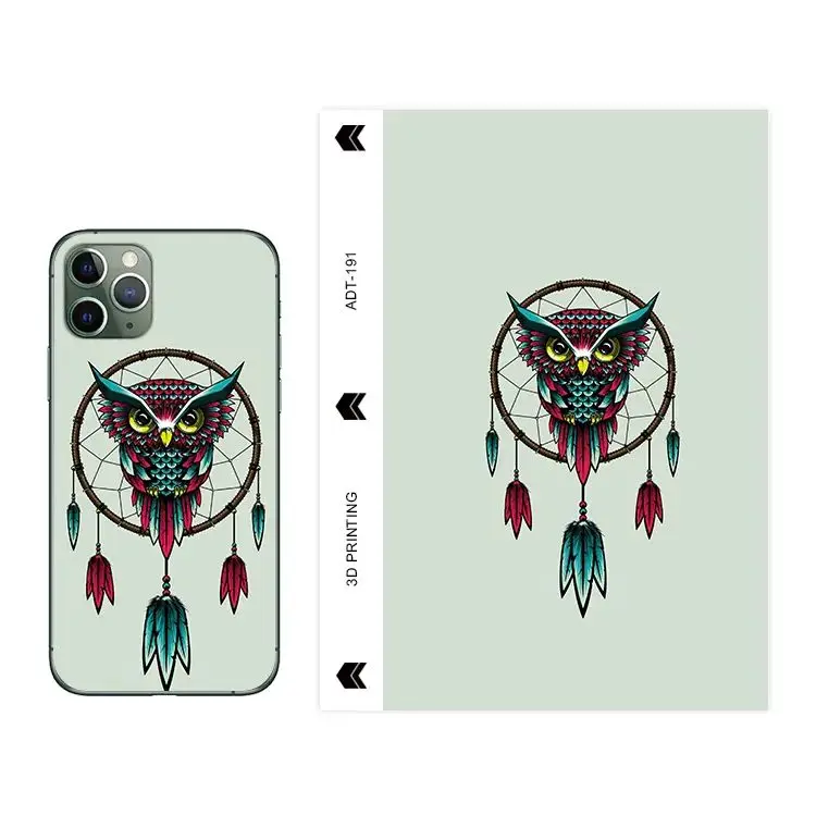 Skycut Direct Manufacture Korea Imported Material Mobile Phone Customize Skin Back Film 3d Hidrogel Sticker For Mobile Phone