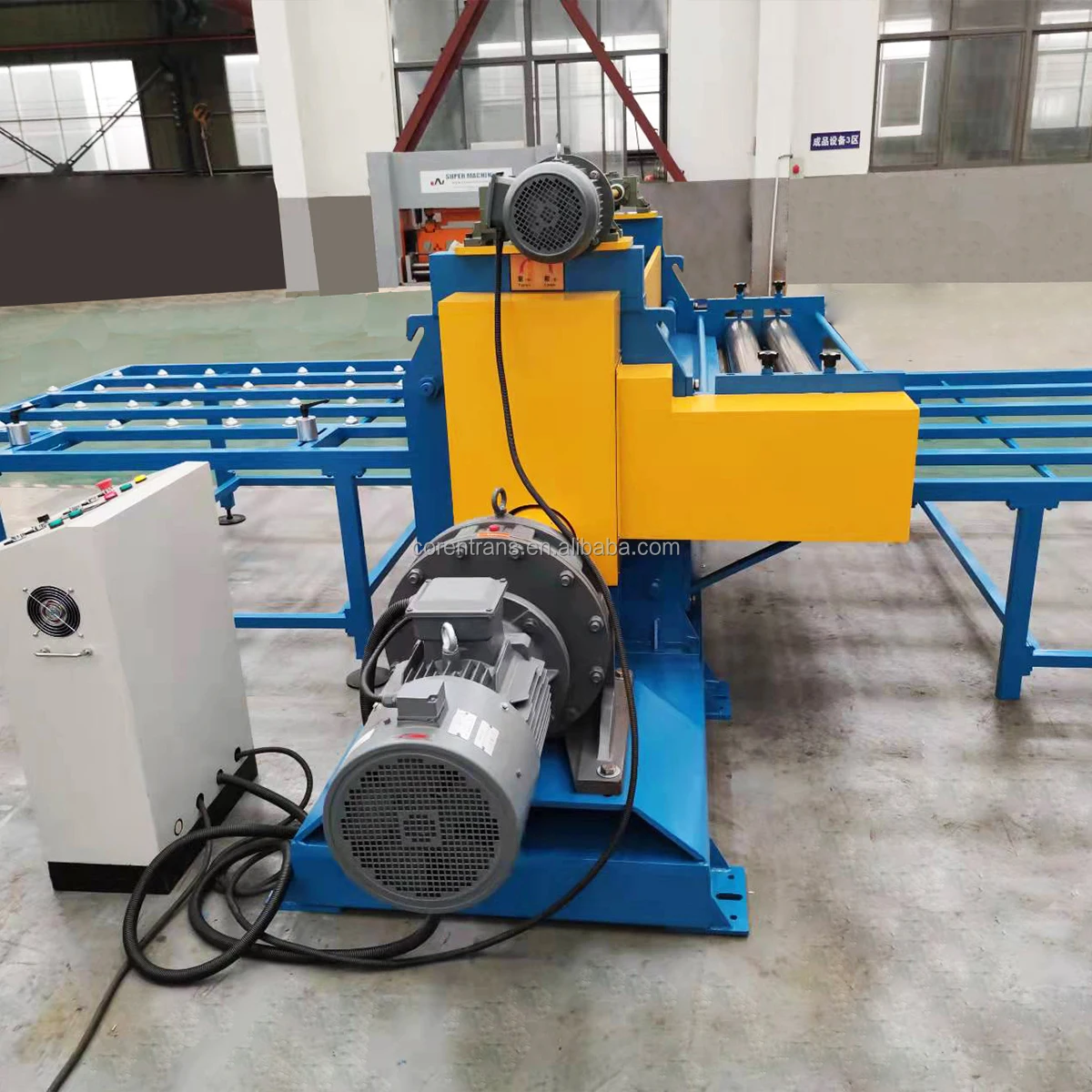 CWE-1600 Aluminium embossing machine with uncoiler and coiler