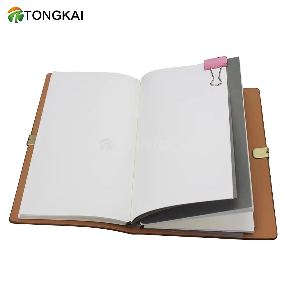 New Premium Quality Design Leather Cover Travel Journal Notebook Mini Notebook Diary Planner With Inside Elastic Closure Pocket