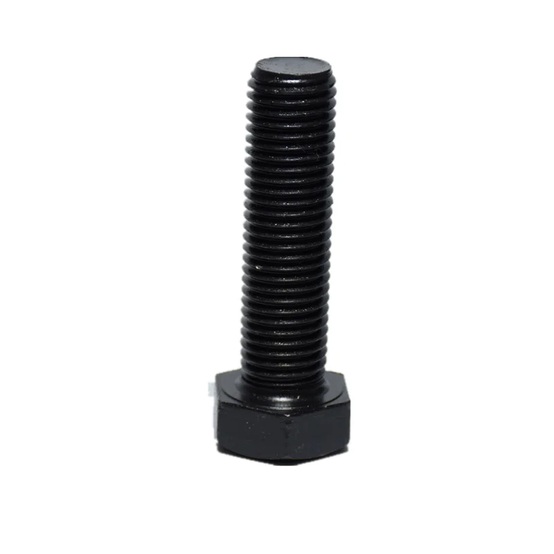 Black Oxide Surface Treatment High Tensile DIN933 Carbon Steel Hexagon Head Bolts