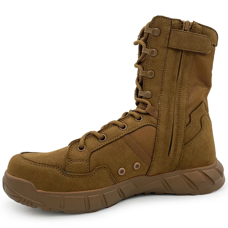OBSHORSE Wholesale Available Custom Combat Desert Shoe Outdoor Men Women Ladies High Top Climbing Hiking Training Tactical Boots