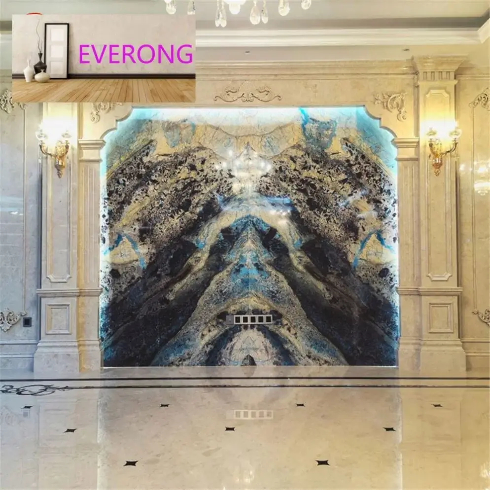 luxury villa marble stone house decor cream marble floor tiles beige marble waterjet customization China factory price