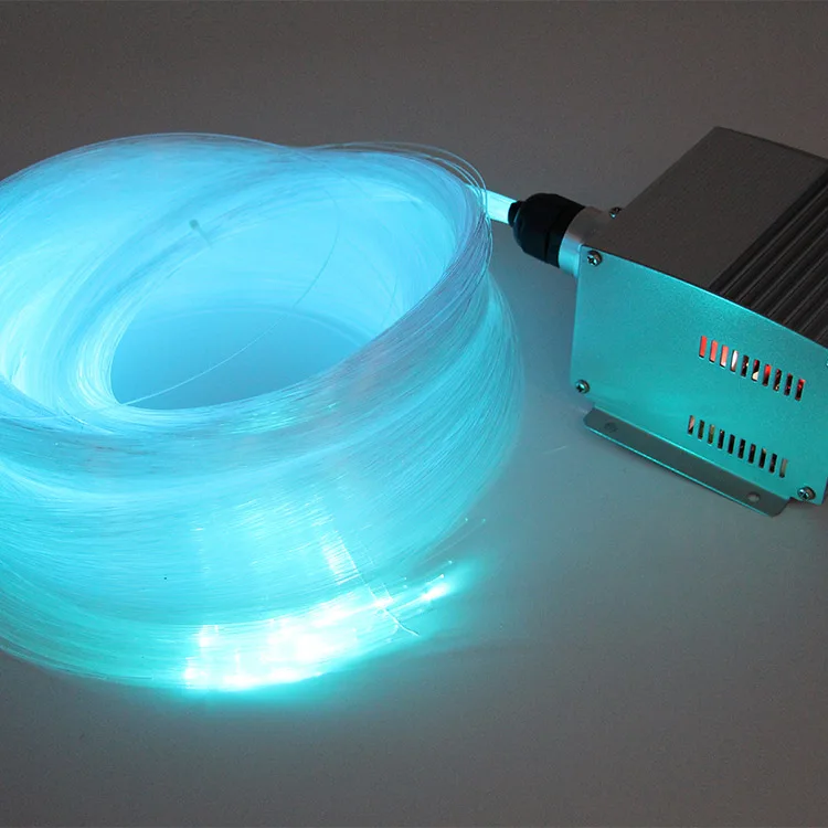 High Quality DC12V 5W Super Brightness LED Dimmable Standard 6colors Twinkle LED Fiber Optic Light
