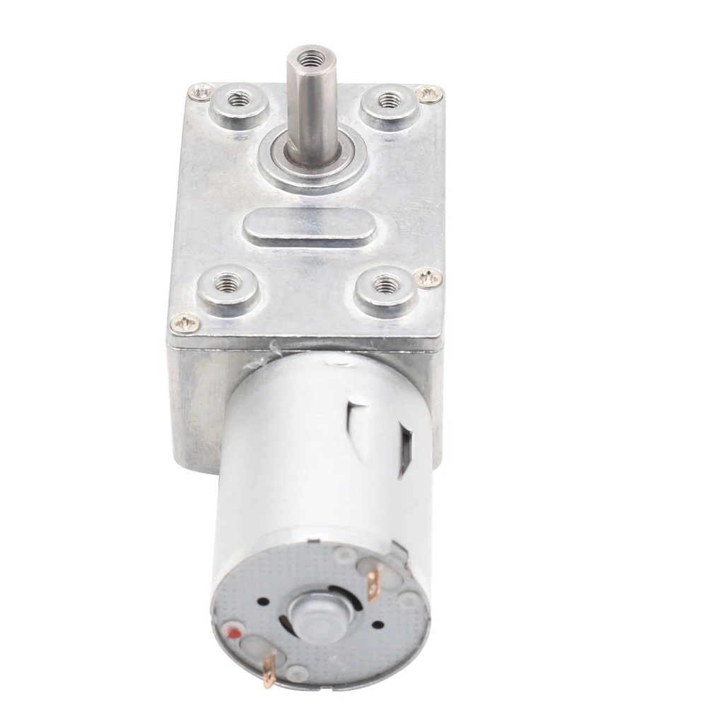 JGY-370 mini generator motor DC 6V 12V 24V Worm Gear Motor With Metal 10 rpm dc worm gearbox 11PPR Encoder For Arduino DIY