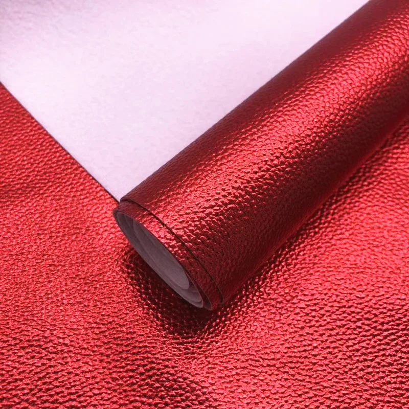 
Metal Lichi PU/PVC Leather For Bags Phone Case Cover DIY Fabric 