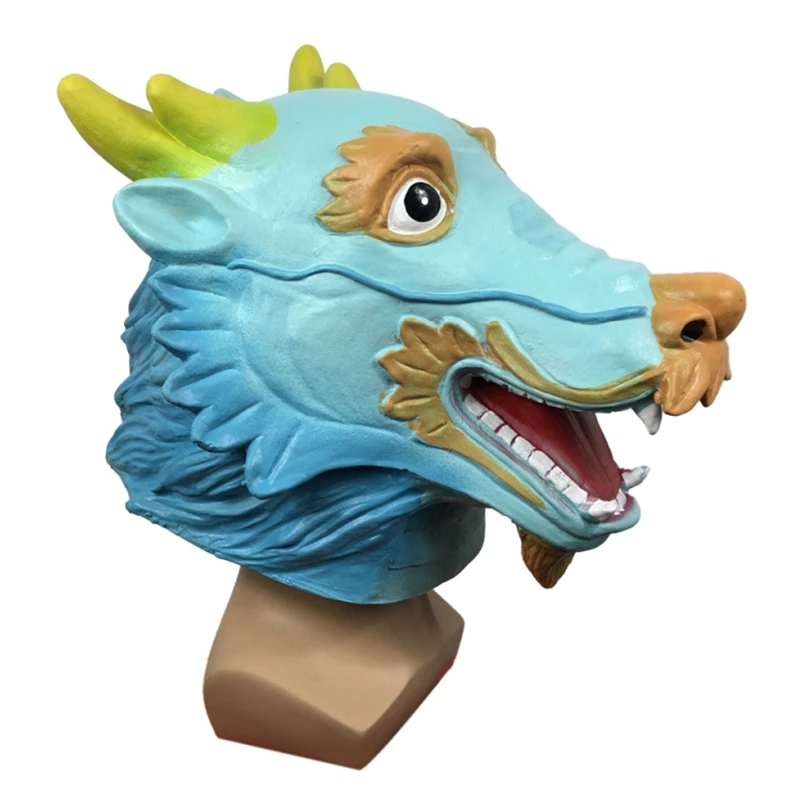 hot sell full Head  carnival party animal  dragon   Halloween  Mask for Adult