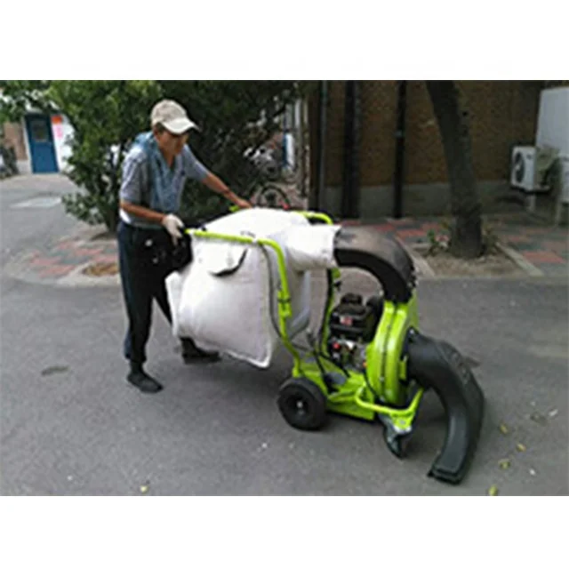 Park Street autumn leaf cleaning equipment oil powered self propelled garbage collection machine