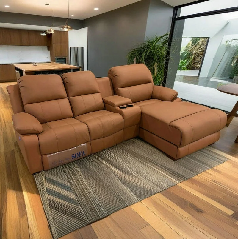 L Shape Modular Sectional Sofa Couch Home Hotel Furniture Electric Recliner Sofas