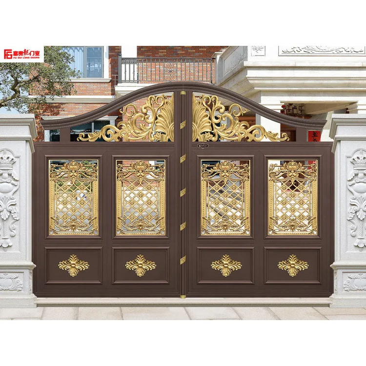 Customized High-quality Courtyard Gate Aluminum Villa Gate