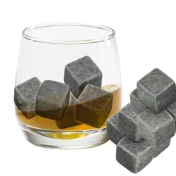 Cheap Granite Whiskey stones bullet shaped whiskey black dice ice cube