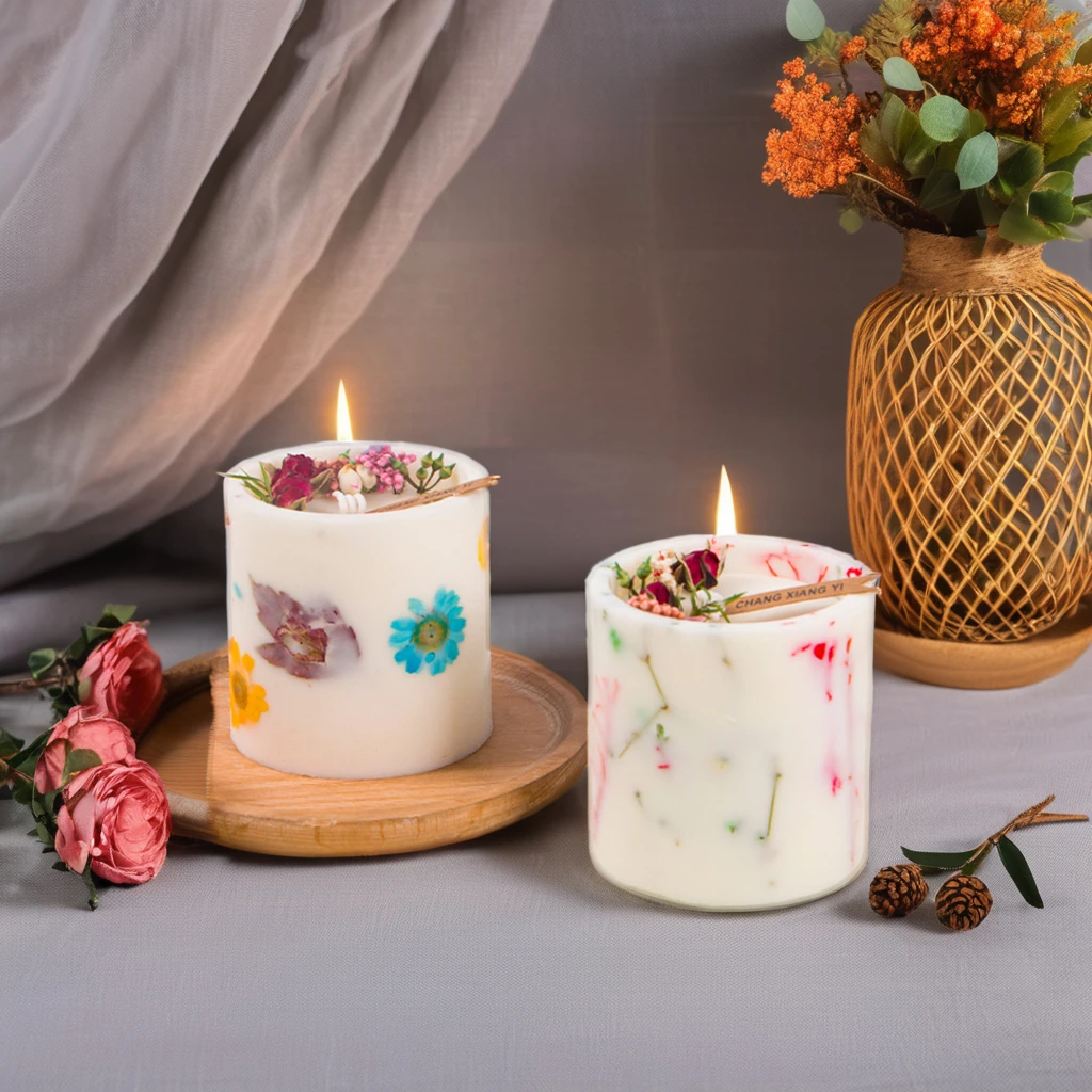Home Indoor Long Lasting Advanced Soothing and Sleepaiding Light Fragrance Bedroom Female Fragrance Gift Party Scented Candles