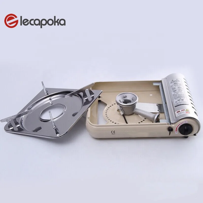 china wholesale stainless steel camping gas stove outdoor portable butane gas stove butane