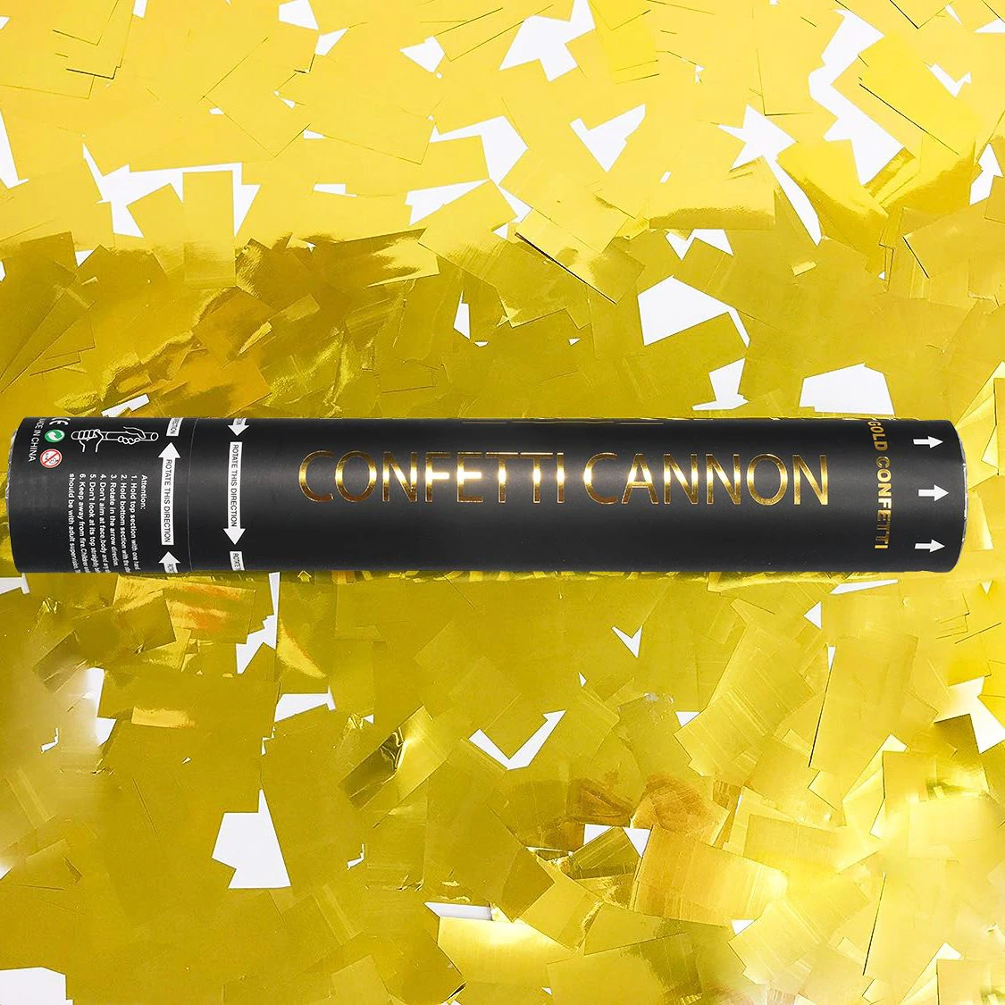 12 16 18 24 36 inch custom metallic wedding gold party popper confetti cannon