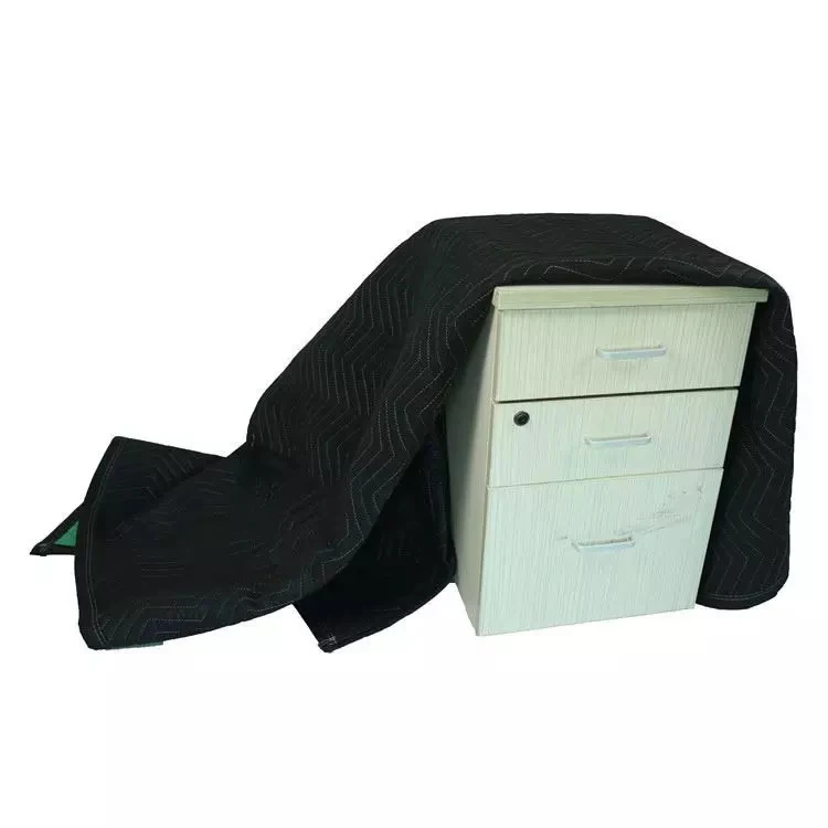 Hot Selling Durable Furnitset Moving Pads Custom Standard Size Moving Blanket Plain Waterproof Blanket Nonwoven Rectangular