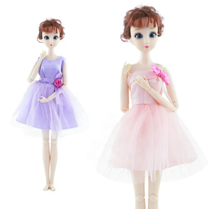 High Quality Handmade Fashion 28cm 30cm BJD Doll Clothes Wedding Dresses Coat For Doll Dress