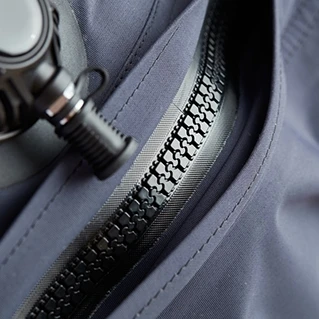 One Piece Ergonic Zipper Diving Womens Mens Kayaking Whitewater Canoeing Dry Suit