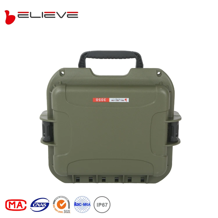 Small Plastic Instrument Cases Waterproof Storage Case Durable Outdoor Tool Case