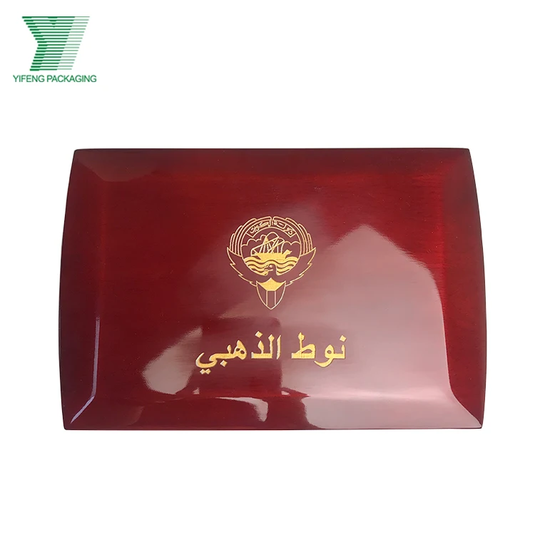 High Quality Glossy Piano Lacquer Ebony Luxury Chocolate Gift Packaging Wooden Box