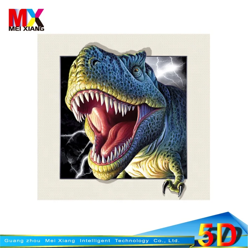 
Super quality lenticular printing 5D picture with animal picture for size 40*40cm 
