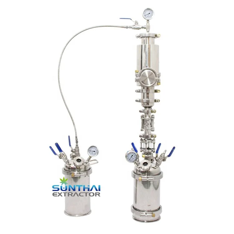 1/2LB Closed Loop extractor 0.5lb extractor System with open jacketed column