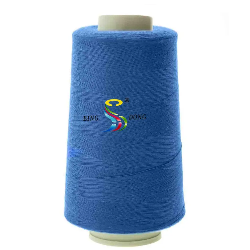 Sewing Thread Weight Dyed 100% Spun Polyester Net 40/2 140g AAA and AA Grade Spun Polyester Sewing Thread Tex Ne Nm Asian Count