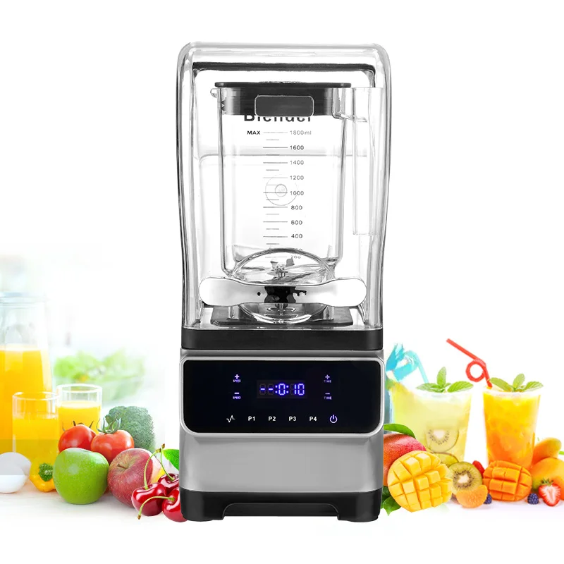 Кухонный прибор бесшумный звукозащитный чехол коммерческий блендер большой размер кружка Блендер с функцией переменной скорости