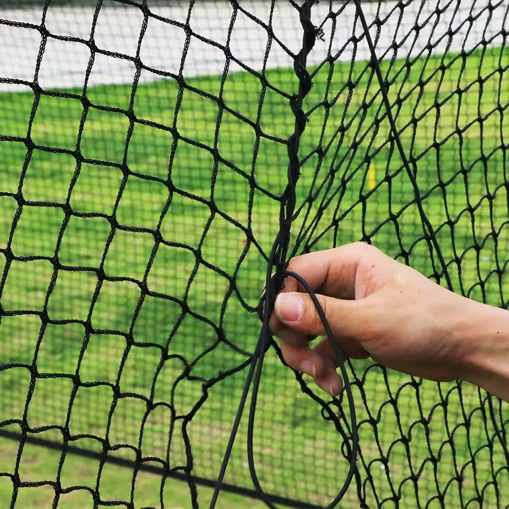 New Arrived 6M 5M Cricket Batting Net Baseball Batting Cage Net and Frame Softball Hitting Cage
