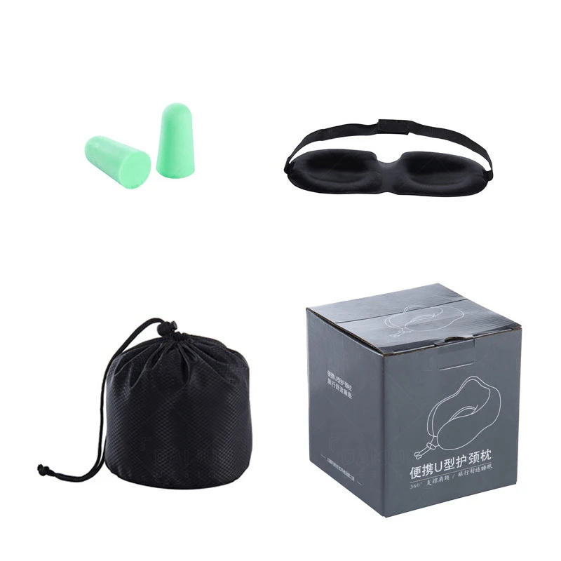 Wholesale Hot Sale Custom Traveling Pillows Neck Pillow Print with Logo Memory Foam Travel 40 Adults SGS Grade a Memory Form