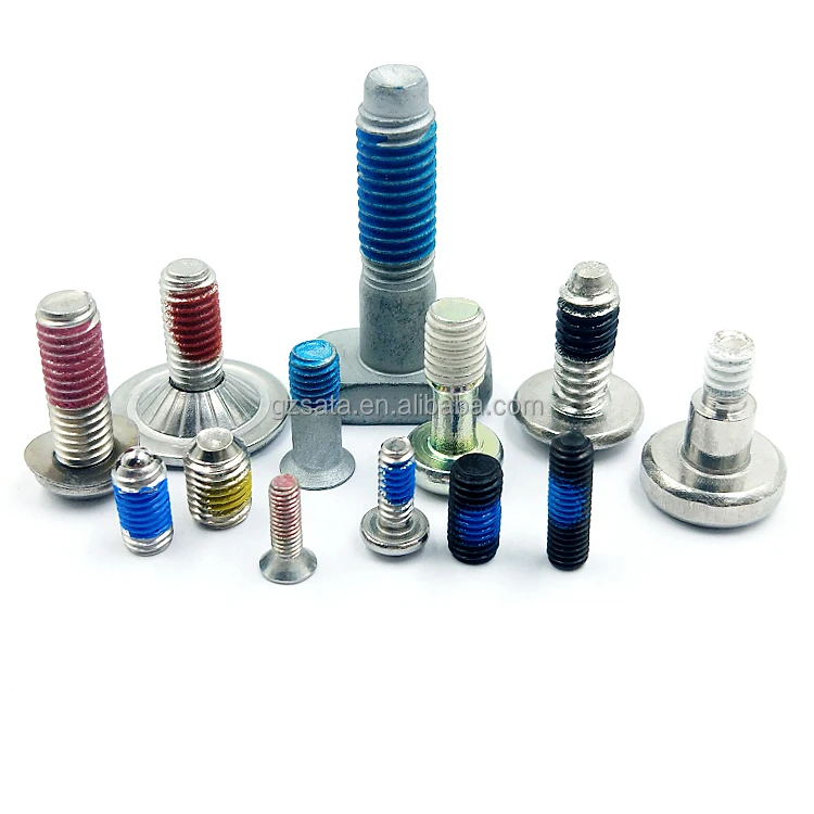 Customized Thread Locking Press Fit Spring Plungers Nylon Patch Stainless Steel Ball Plungers