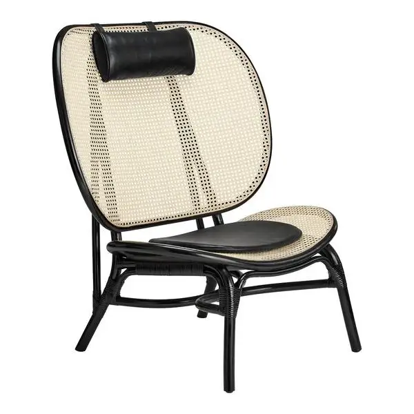 Плетеный стул из черного дерева Pierre Jeanneret