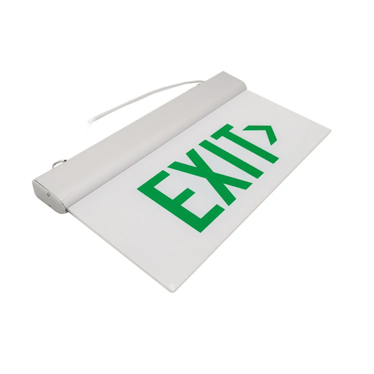 Led Emergency Sign Escape Wall Mounted Hanging Double Sides led acrylic exit sign