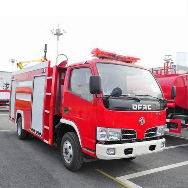 Brand new 4x2 6000 liter tanker water and foam fire fighting truck for sale