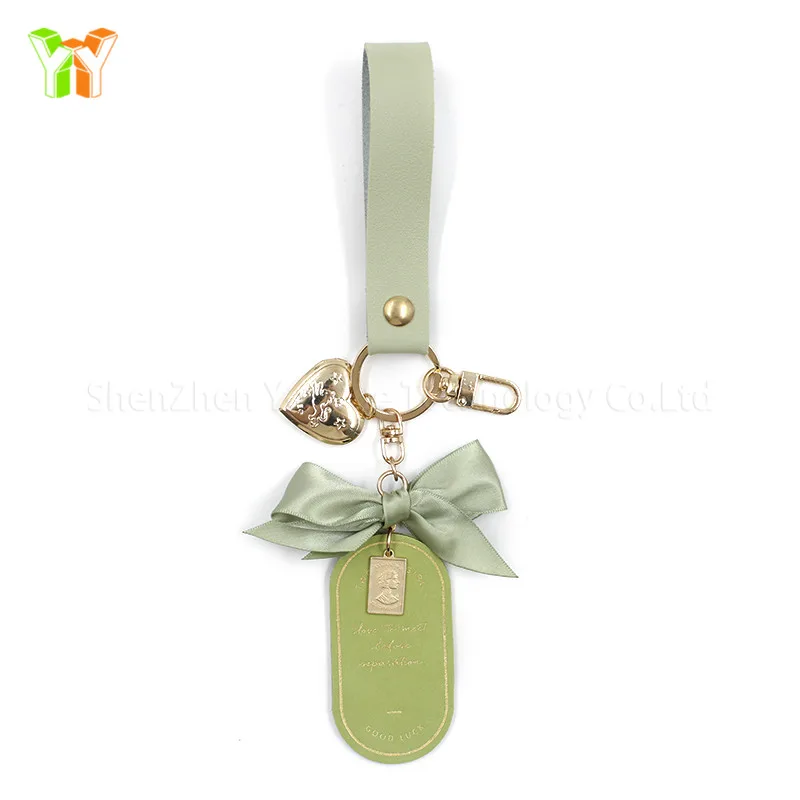 YOU YUE Wholesale Personalized PU  Leather Car Key Holder Key Chain pouch