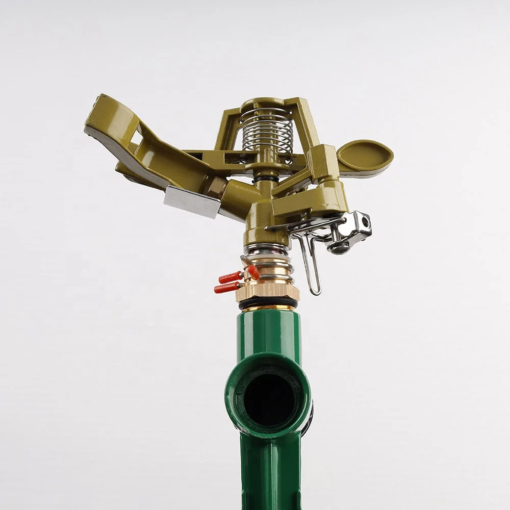 JS-2086 garden metal impulse system nozzle irrigation sprinkler equipment for lwan